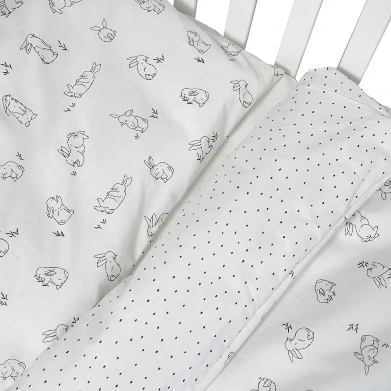 Змінна постіль 3 ел Twins Zoo 3022-TZ-01, white rabbit